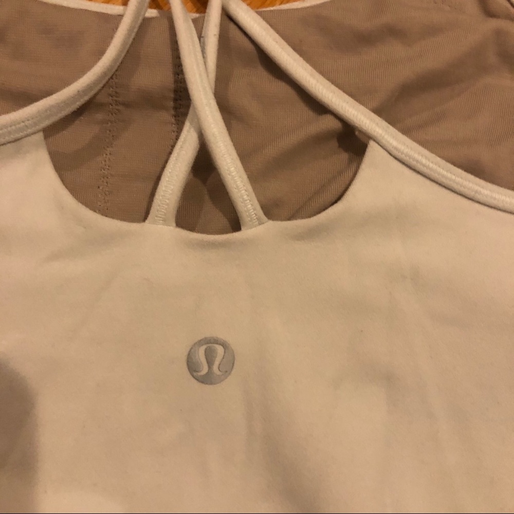 White Lululemon Tank Top